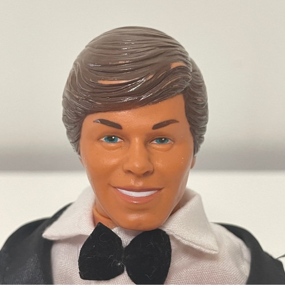Vintage Ken Doll 1968 Body, 1983 Head Brown Hair Blue Eyes Blue Tuxedo Prom Date - Picture 6 of 14